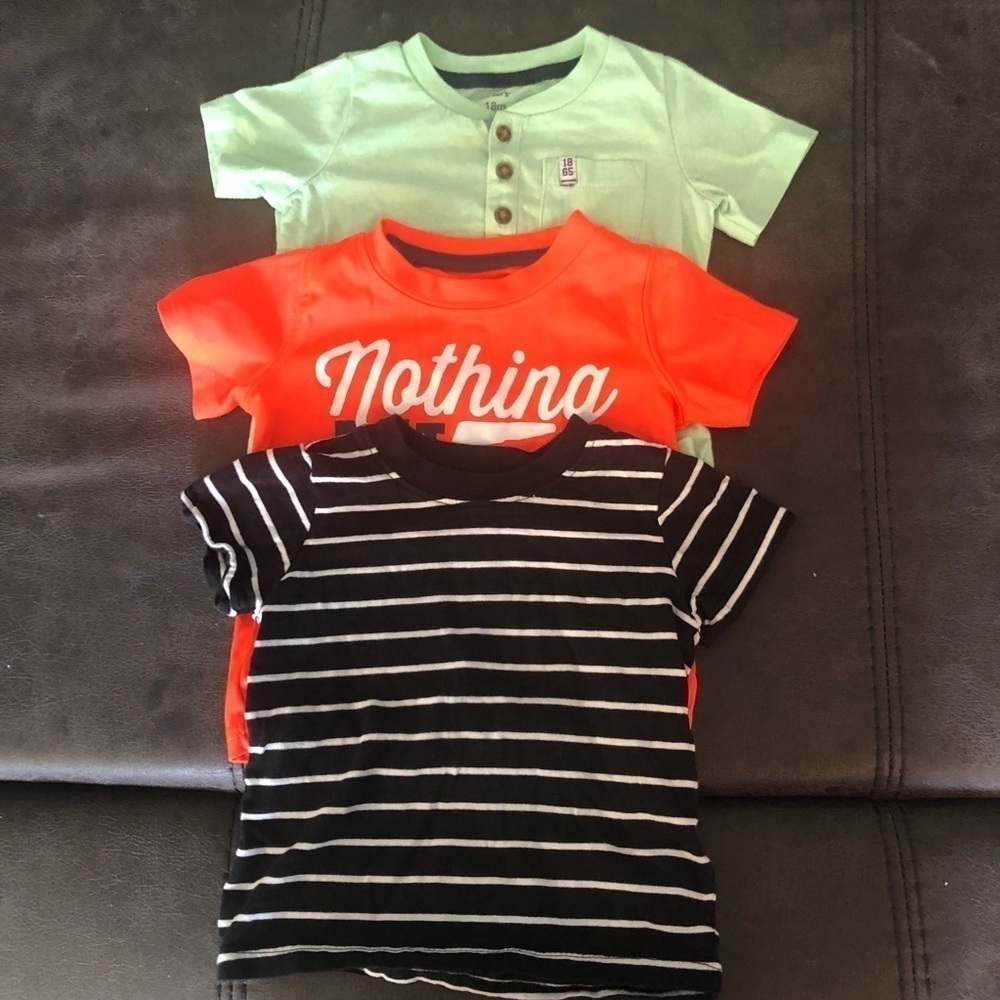 3 Carters T-Shirts Size 18 Months